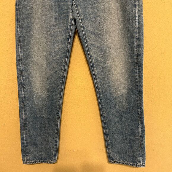 Moussy Vintage Jeans Womens 29 Blue Selvedge Button Fly Slim Leg Ankle Japan - Picture 6 of 10